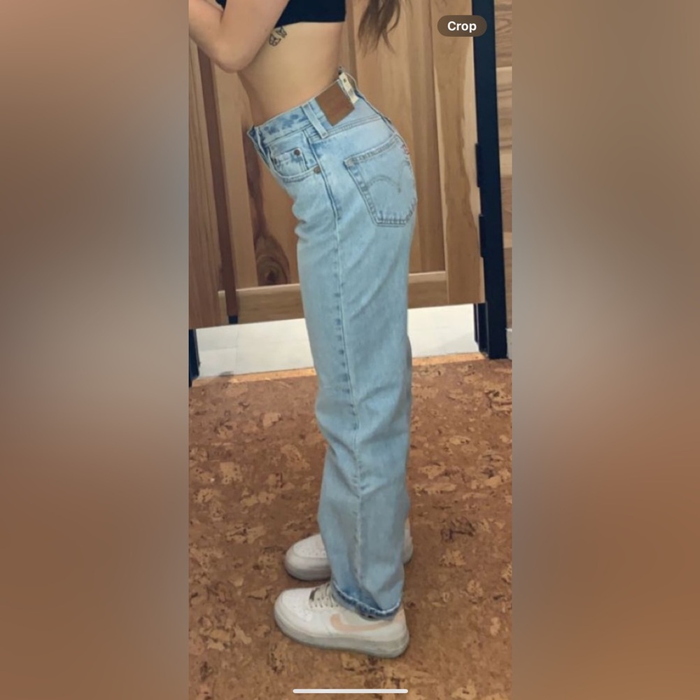 Levi's Light Blue Straight Leg Jeans